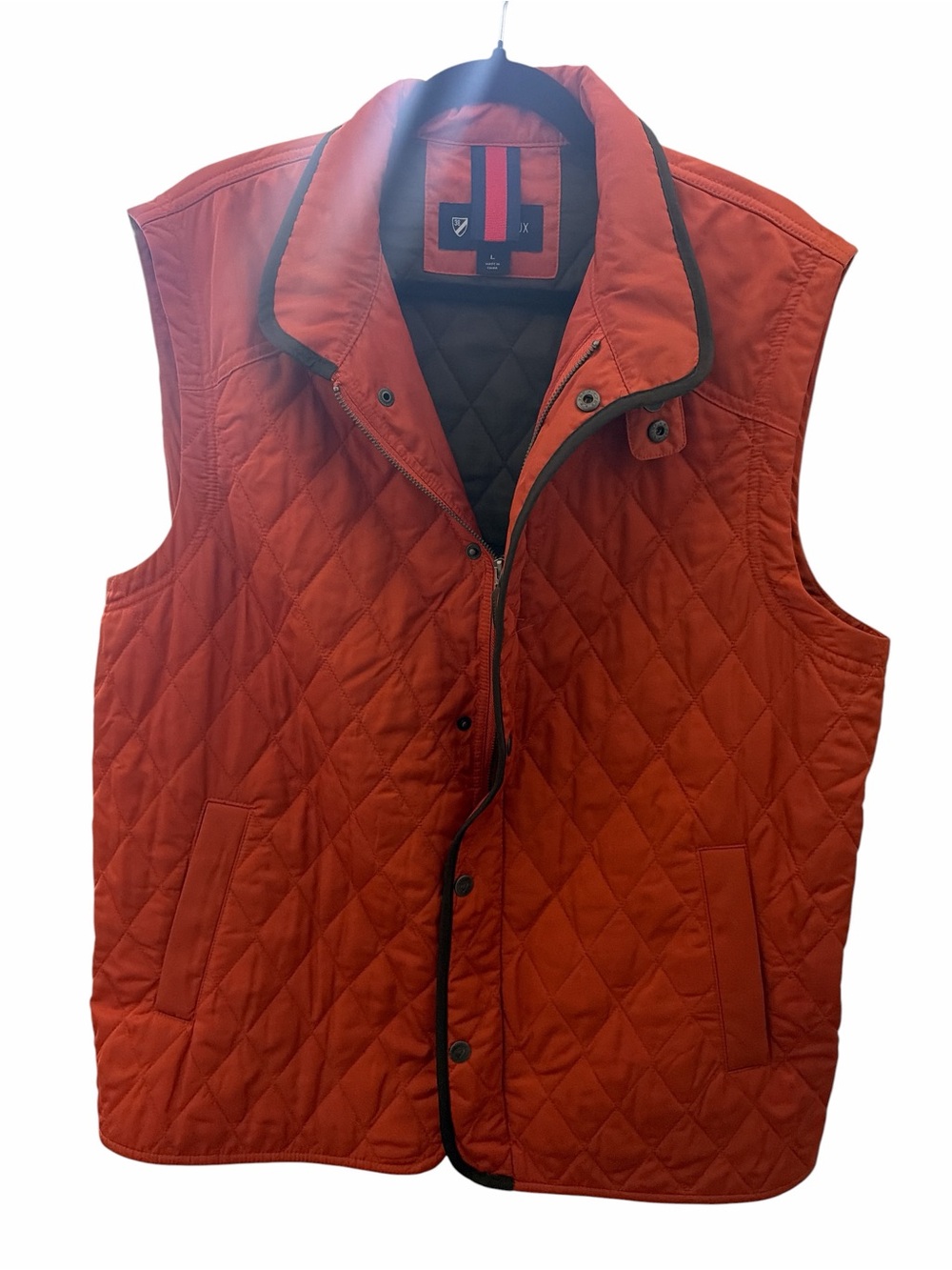 Daniel Cremieux Quilted Orange Men's Vest